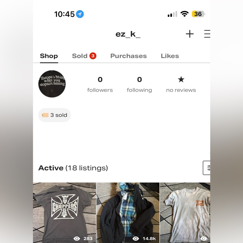 Look at my Depop @ez_k_